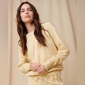 The Great College Sweatshirt in Light Lemon 💛